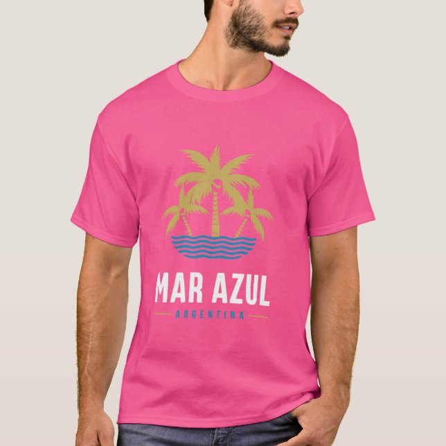 Camiseta Mar Azul Argentina (Frente)