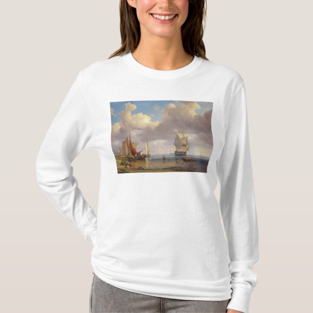Camiseta Mar calmo, 1836 (Frente)