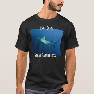 Camiseta Mar coral do grande recife de coral dos tubarões