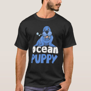 Camiseta Mar de Amante de os animais do Oceano Pacífico Leã