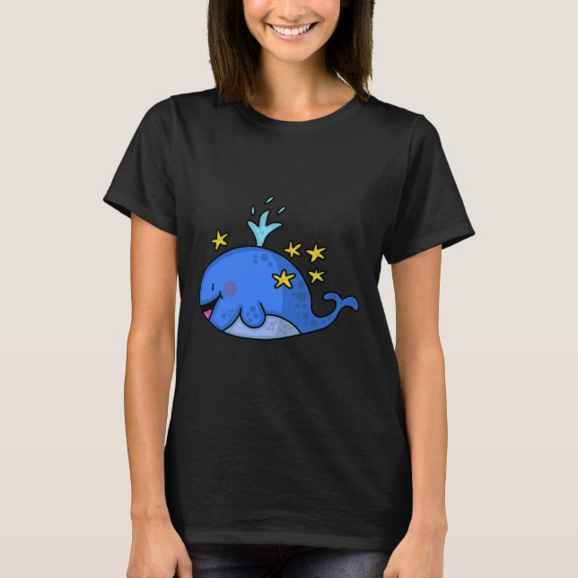 Camiseta Mar de Baleia Oceano Orca Mamíferos Água Marinha A (Frente)