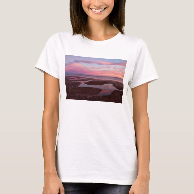 Camiseta Mar de Cortez no crepúsculo (Frente)