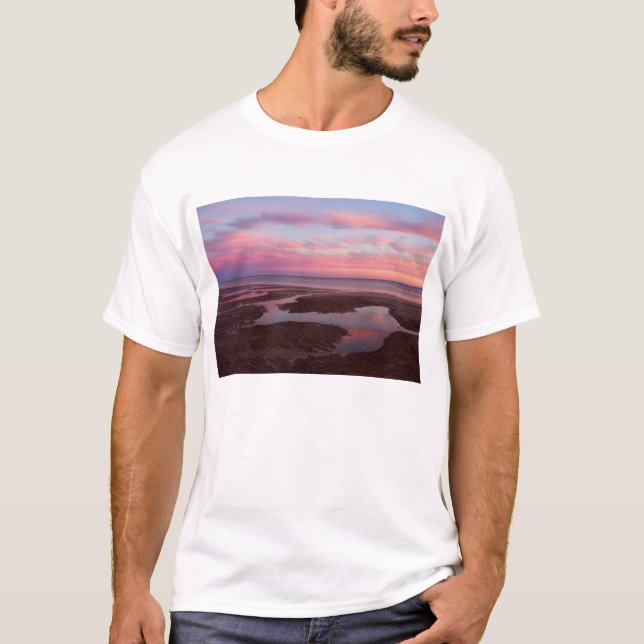 Camiseta Mar de Cortez no crepúsculo (Frente)