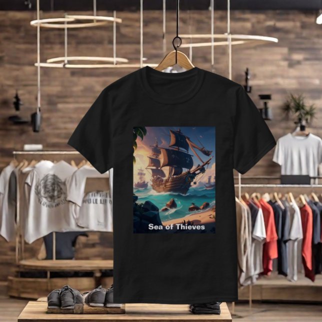 Camiseta Mar de Ladrões Jogos T-Shirt (Criador carregado)