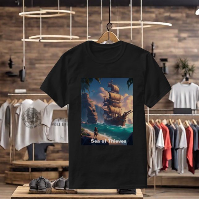 Camiseta Mar de Ladrões Jogos T-Shirt (Criador carregado)