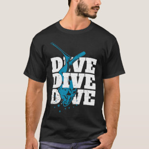 Camiseta Mar De Scuba No Oceano Diverso E Mais Profundo