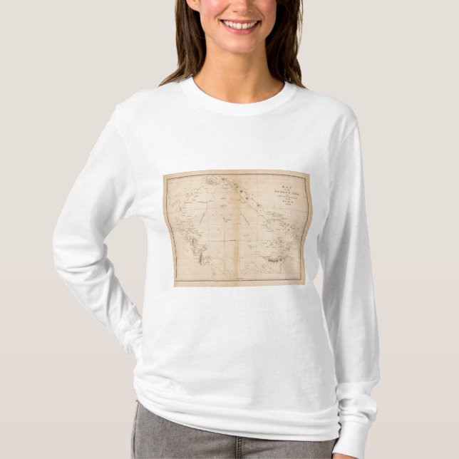 Camiseta Mar de Sooloo, arquipélago, Filipinas (Frente)