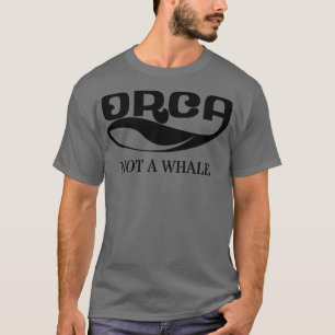 Camiseta Mar de Vintagem Gráfico do Golfinho de Baleia Orca