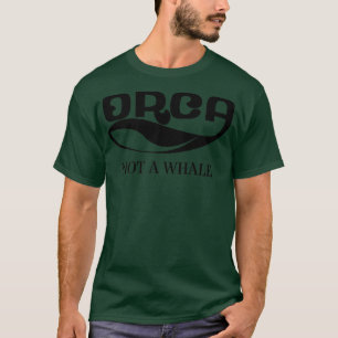 Camiseta Mar de Vintagem Gráfico do Golfinho de Baleia Orca