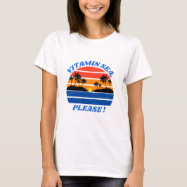 Camiseta Mar de Vitamina Por Favor Trendy Sunset Beach