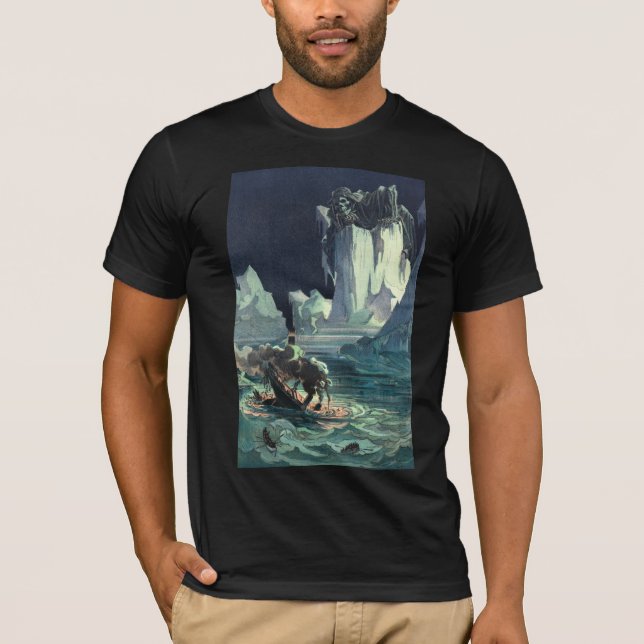 Camiseta Mar do Sargasso Ceifador e Naufrágio do Titanic (Frente)
