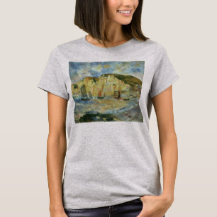Camiseta Mar e Falésias de Pierre Renoir, Arte Fino Antigo