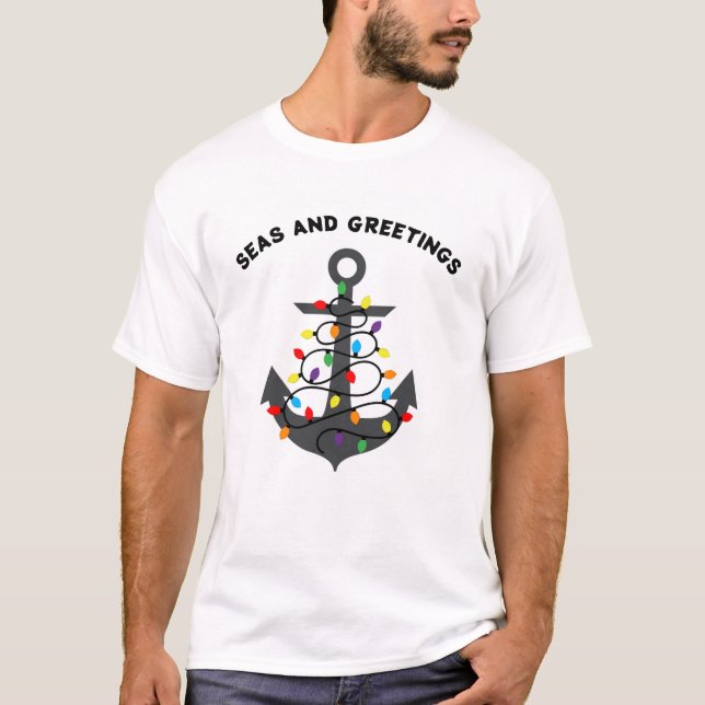 Camiseta Mar e Saudações Náuticas (Frente)