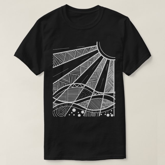 Camiseta Mar e tempestade (Frente do Design)