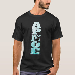 Camiseta Mar profundo Uma Apneia Respiratória Mergulhando