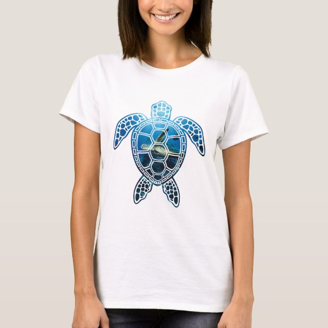 Camiseta mar turtle-2 (Frente)