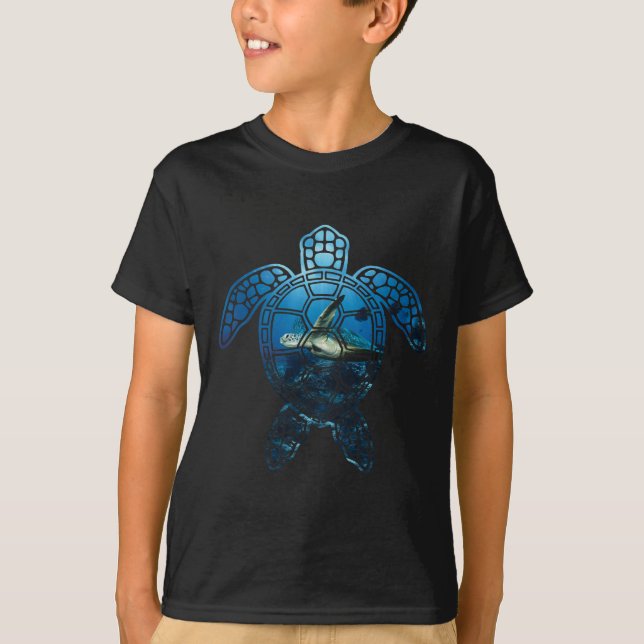 Camiseta mar turtle-2 (Frente)