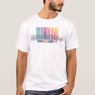Camiseta Maracaibo City Barcode Art Latin Pride