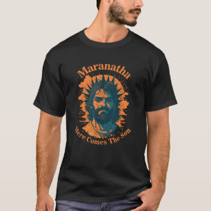 Camiseta Maranatha Aqui Vem O Filho Jesus Revolucionário