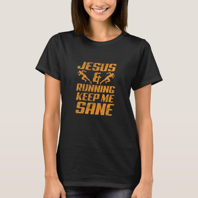 Camiseta Marathon Christian Runner Jesus e Socorro (Frente)