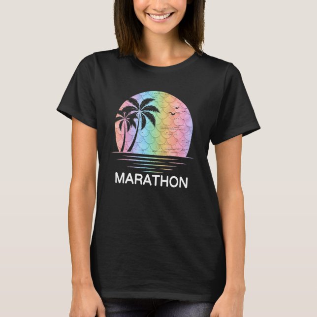 Camiseta Marathon Florida Sereid Vacation Beach Fam (Frente)