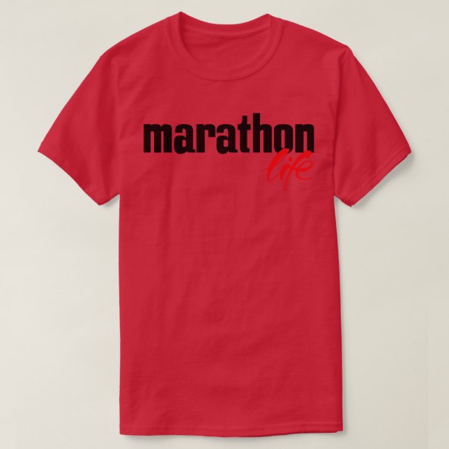 Camiseta Marathon Life (Frente do Design)