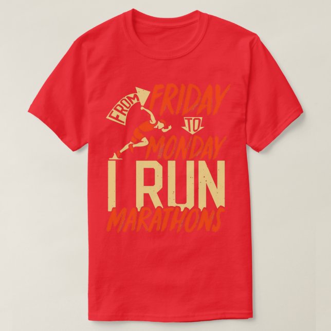 Camiseta Marathon Runner Palcos Executando o Gift 1 do Venc (Frente do Design)