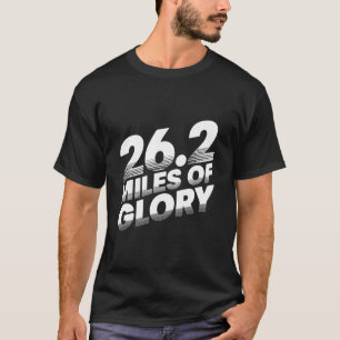 Camiseta Maratona de 26,2 milhas correndo
