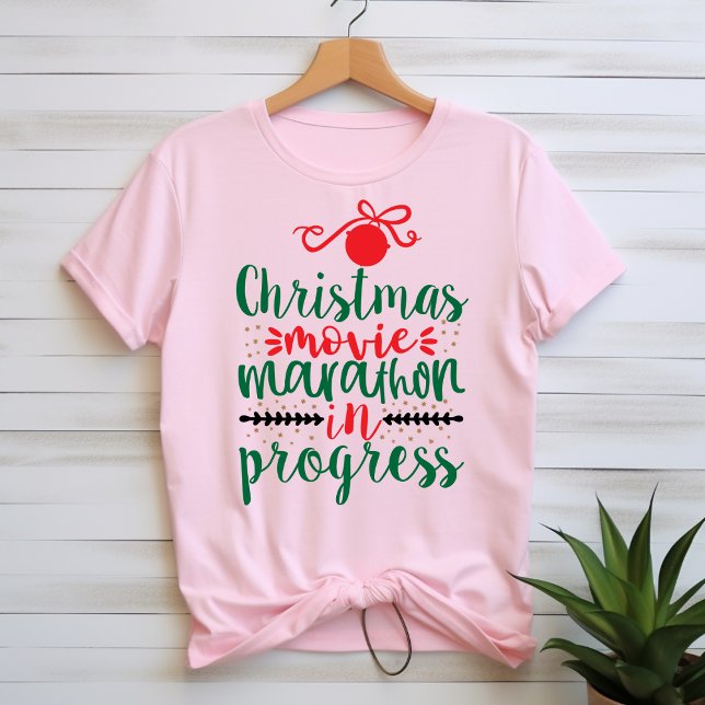 Camiseta Maratona de natal em progresso em T-Shirt (Criador carregado)