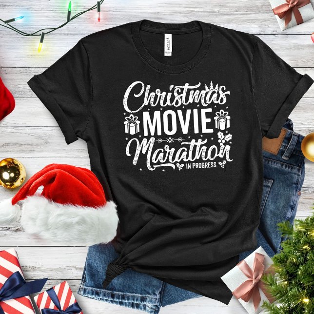Camiseta Maratona de Natal engraçada em andamento (Criador carregado)