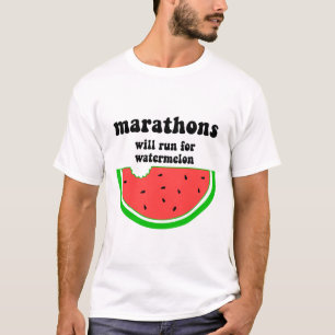 Camiseta Maratona engraçada da melancia