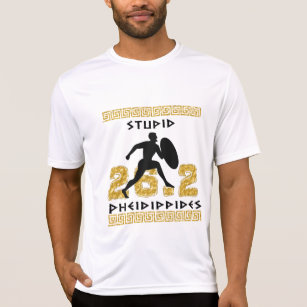 Camiseta Maratona estúpida de Pheidippides que funciona o