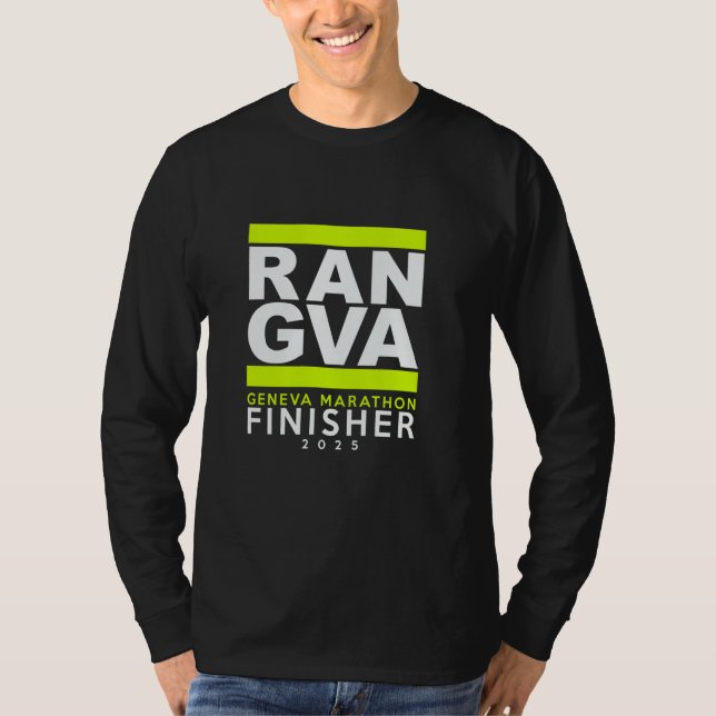 Camiseta Maratona GENEVA 2025 Concluinte (Frente)