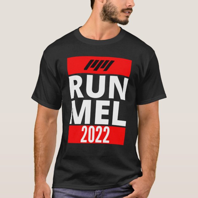 Camiseta Maratona Melbourne 2022 em marcha (Frente)