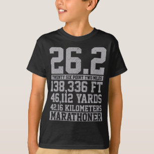 Camiseta Maratona - Presente de 26,2 Milhas em Running Runn