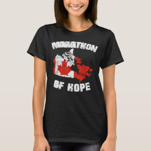 Camiseta Maratona Terry Fox Da Maratona Hope Canadá