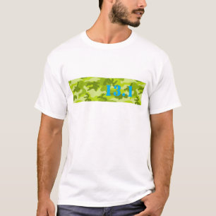 Camiseta Maratona Verde Camo 13.1 26.2