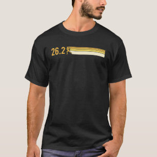 Camiseta Maratona Vintage Art Men Mulheres Maratonista 26.2