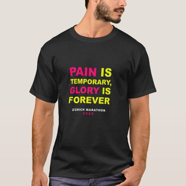 Camiseta Maratona ZÜRICH 2025 Concluinte (Frente)