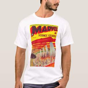 Camiseta Maravilha ciência histórias t-shirt da polpa do
