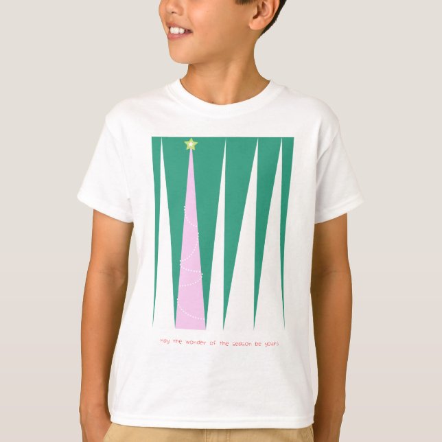 Camiseta Maravilha da Árvore de Natal da temporada (Frente)