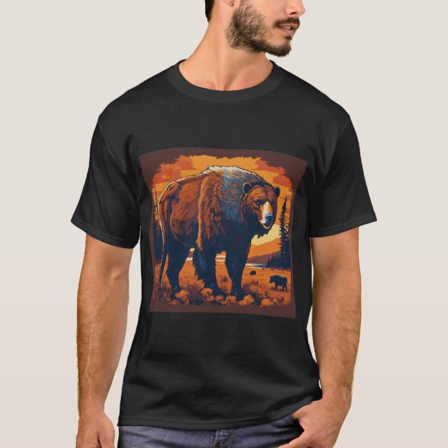Camiseta Maravilhas da Vida Selvagem Americana: Icônica Ani (Frente)