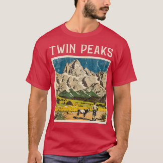 Camiseta Maravilhas em Twin Peaks Montanha Caminhando Camis
