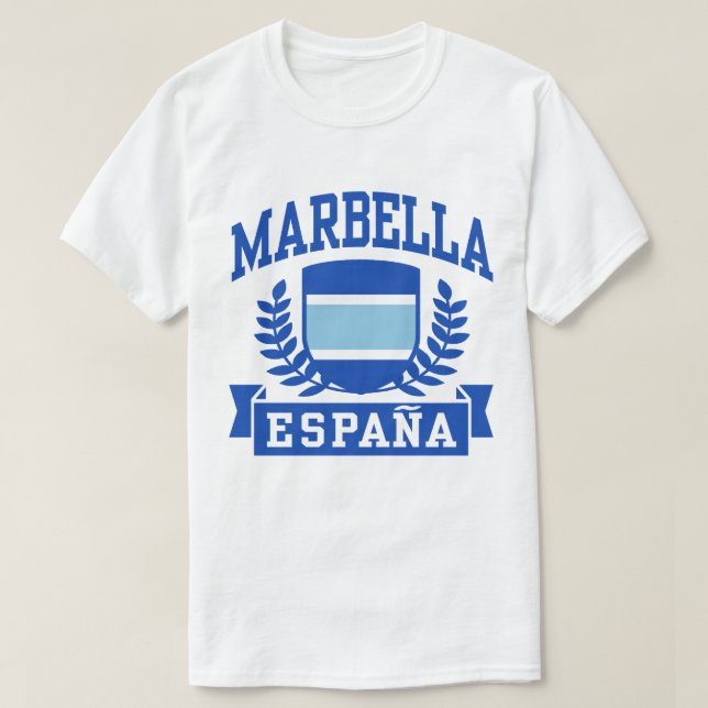 Camiseta Marbella Espana (Frente do Design)
