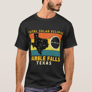 Camiseta Marble Falls Texas Total Eclipse Solar 2024