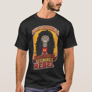 Camiseta Marc Cocurella Engraçada Gato Cabelo Dese