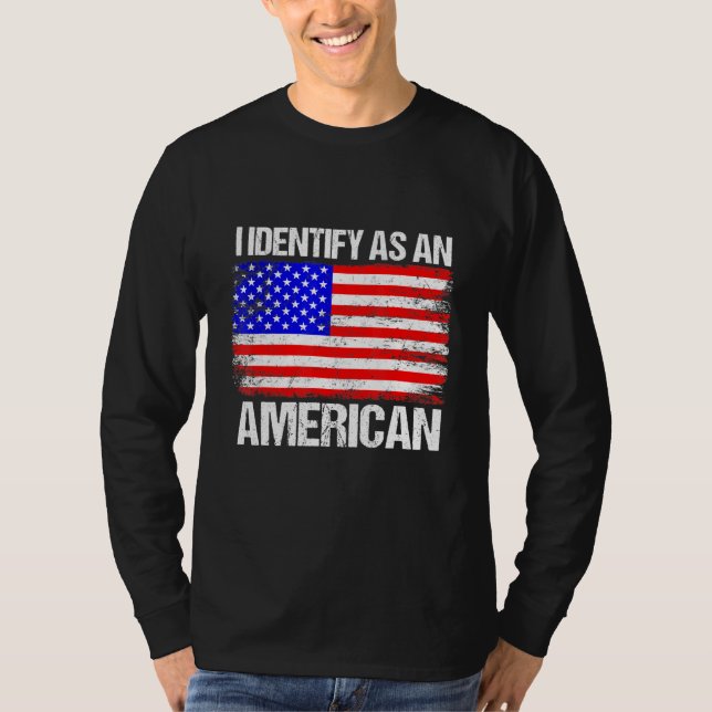 Camiseta Marca Americana Que Identifico Como Americana (Frente)