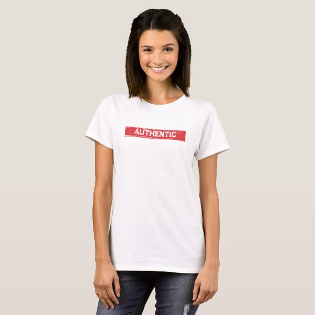 Camiseta Marca Autêntica (Frente Completa)