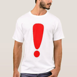 Camiseta Marca de exclamação