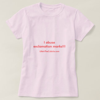 Camiseta Marca de exclamação!!!